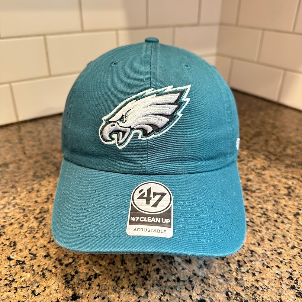 Philadelphia Eagles '47 Clean Up Adjustable Hat  Teal NFL New
